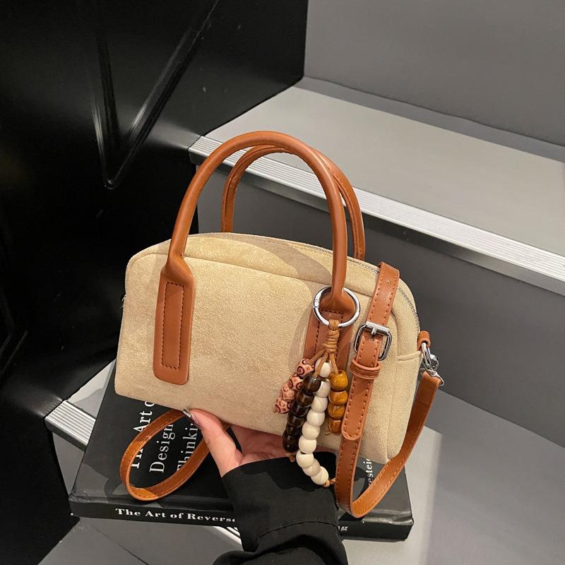 Niche Bag Women's New Handbag Small Bag Suede Small Square Bag Versatile Simple Shoulder Messenger Bag