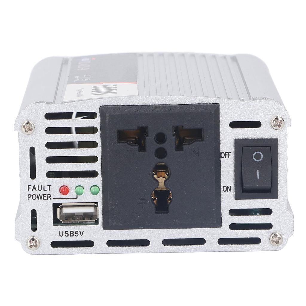 Car Power Inverter 500W DC 12V To AC 220‑230V with 5V USB Output Sine Wave Converter