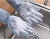 A Pair Dishwashing Gloves Kitchen Silicone Cleaning Gloves Magic Dish Washing For Household Scrubber Gloves
