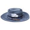 Klassieke Homburg Hoed Panama Hoed Cadeau voor Vriend Hoge Hoed Breedgerand
