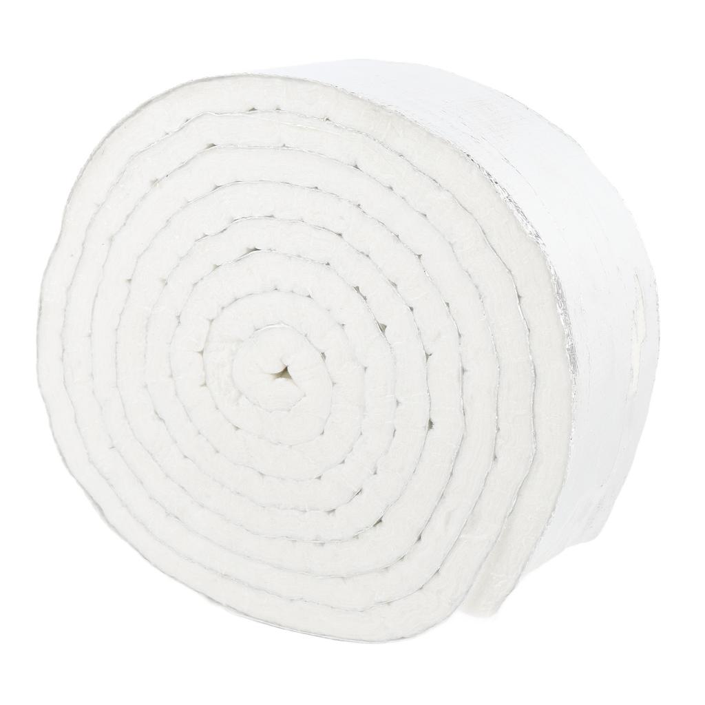 Thermal Insulation Tape 1000 degrees C Heatproof IMPA813872 Aluminum Foil Pipe Wrap Insulated Tape for Auto Parts Home