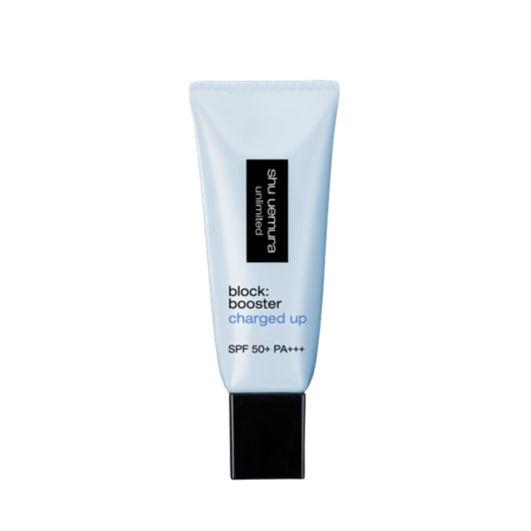 shu uemura Unlimited Booster Advanced Lumi Blue 30 мл Солнцезащитная База под макияж UV База BB Оригинальный продукт Блок Выравнивание тона SPF50+ PA+++