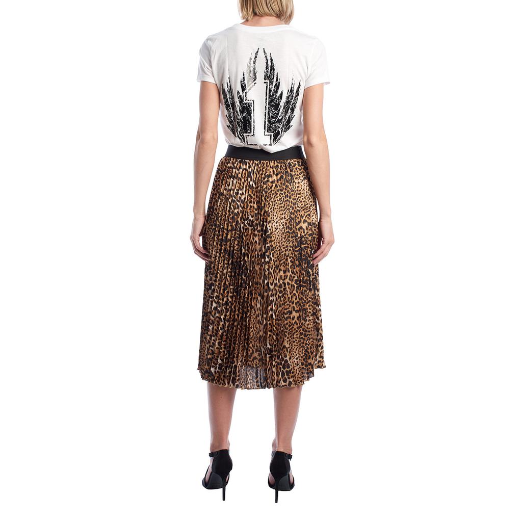 WJCD0302F Pleated Midi Skirt for Women