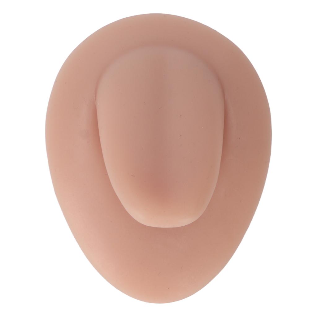 Silicone Tongue Model Soft 3D Acupuncture Flexible Fake Tongue Piercing Display Model for Teaching Medium Skin Color