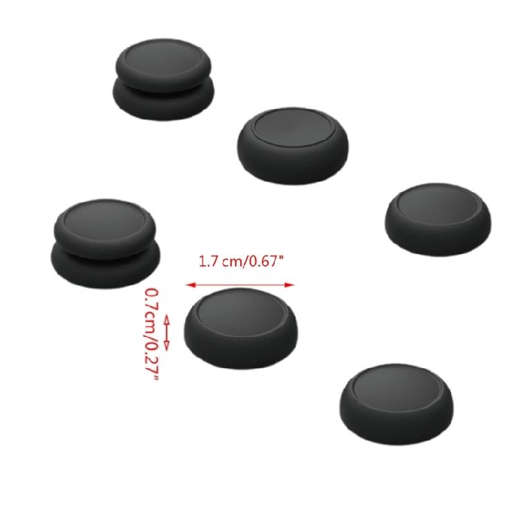 6Pack Thumb Grip Caps Protective Cover Soft Silicone Joystick for Case For Switc