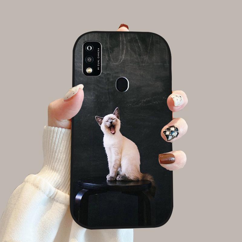 For ZTE Blade A51 Case A52 A53 Color Painted Soft Silicone Phone Cover Cases For ZTE Blade A31 Fashion Protective Fundas Coque