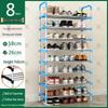 Slim Multi-Tier Shoe Rack for Entryway or Dorm