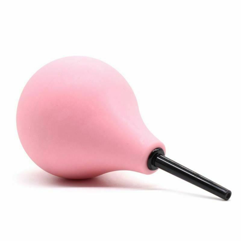 225Ml Pink Douche Enema Bulb Anal Cleaner Rectal Syringe Colon Cleaning Douches
