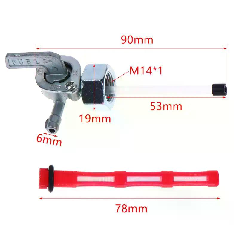 Fuel Tap Universal Fuel Shut Off Valve Tap Replacements For Generator Gas Engine Tank Switch Fit CB CT XL XR CRF CG ATC