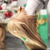 LiNing Blade 3 Christmas Theme Lightweight Breathable Shock Absorption Mid-Top Basketball Shoes Men Sneakers Light-Brown ABAS091-5
