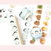 100pcs Soft and Cute Kindergarten Collage Tape Special Cartoon Animal Elements Hand  DIY Handbook Decoration Stickers