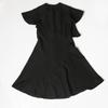 Bikeomin Double Structure Chic Black Flare Dress
