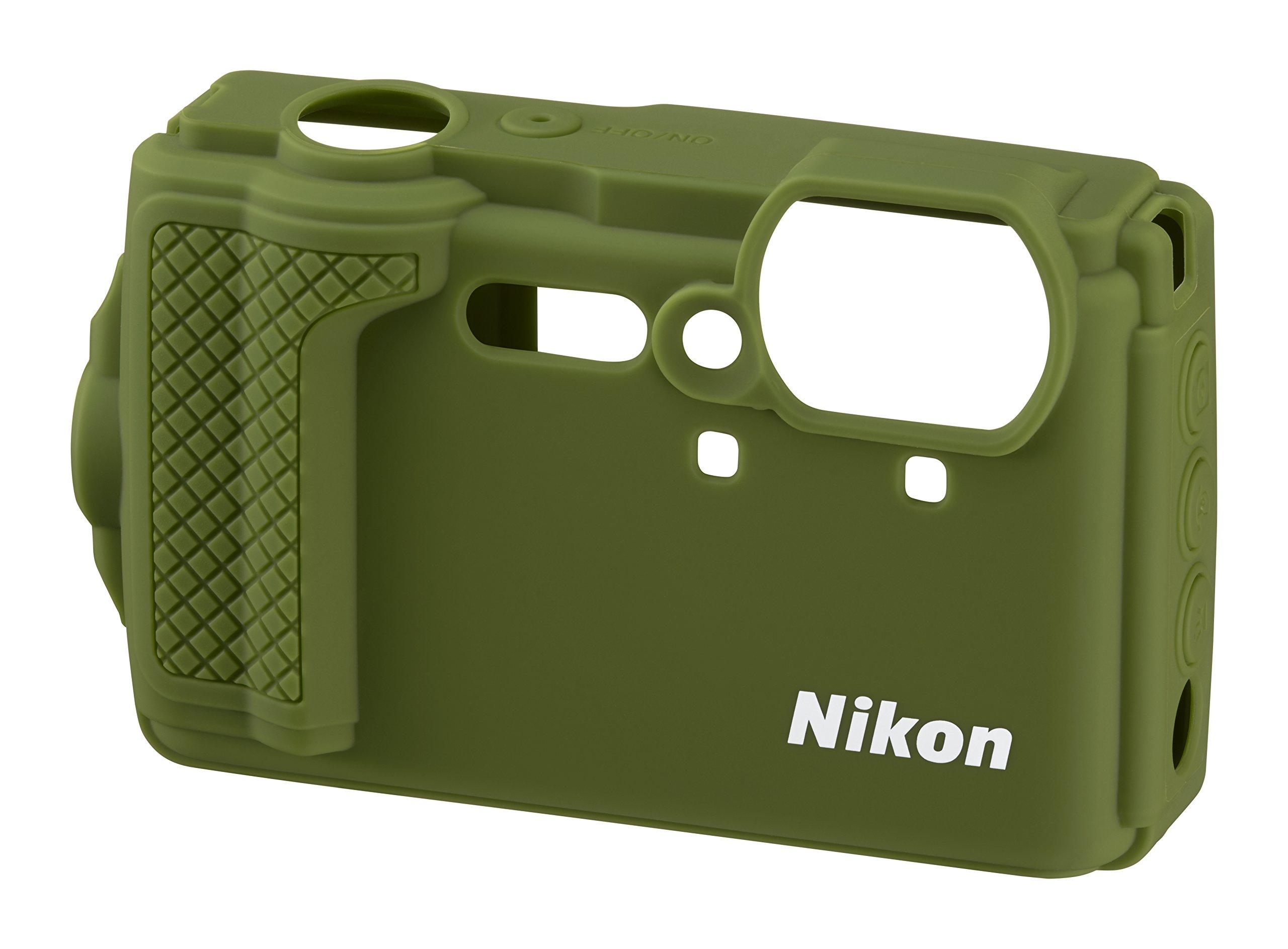 Силиконовый чехол Nikon CF-CP3 для Coolpix W300 Зеленый