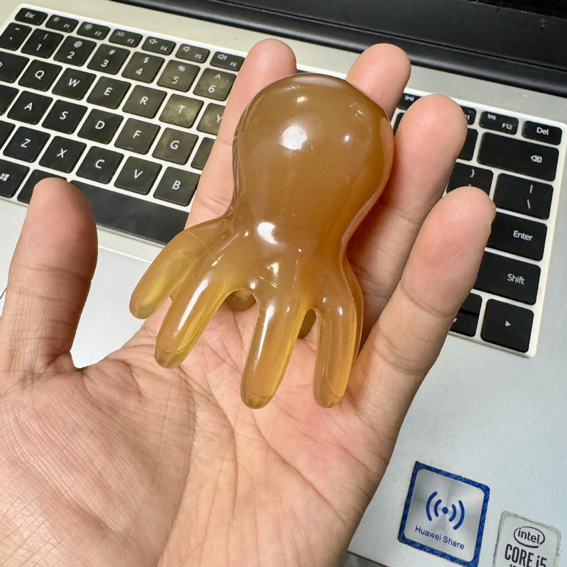 Octopus Head Massager: Large Eight-Clawed Scalp Therapy Comb