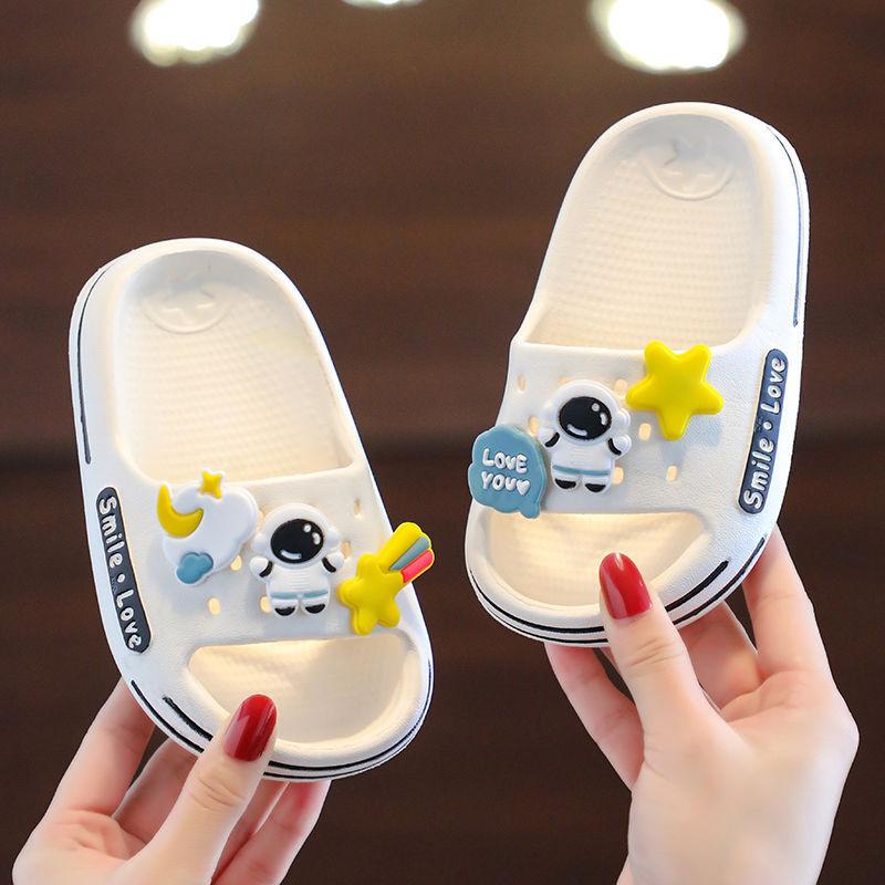 

New Cute Astronaut Children s Home Indoor Slippers Anti-Slip Bathroom Baby Outdoor Sandals For Boys And Girls 33