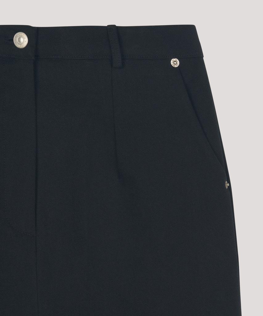 Deolil Cotton Long Skirt_Black