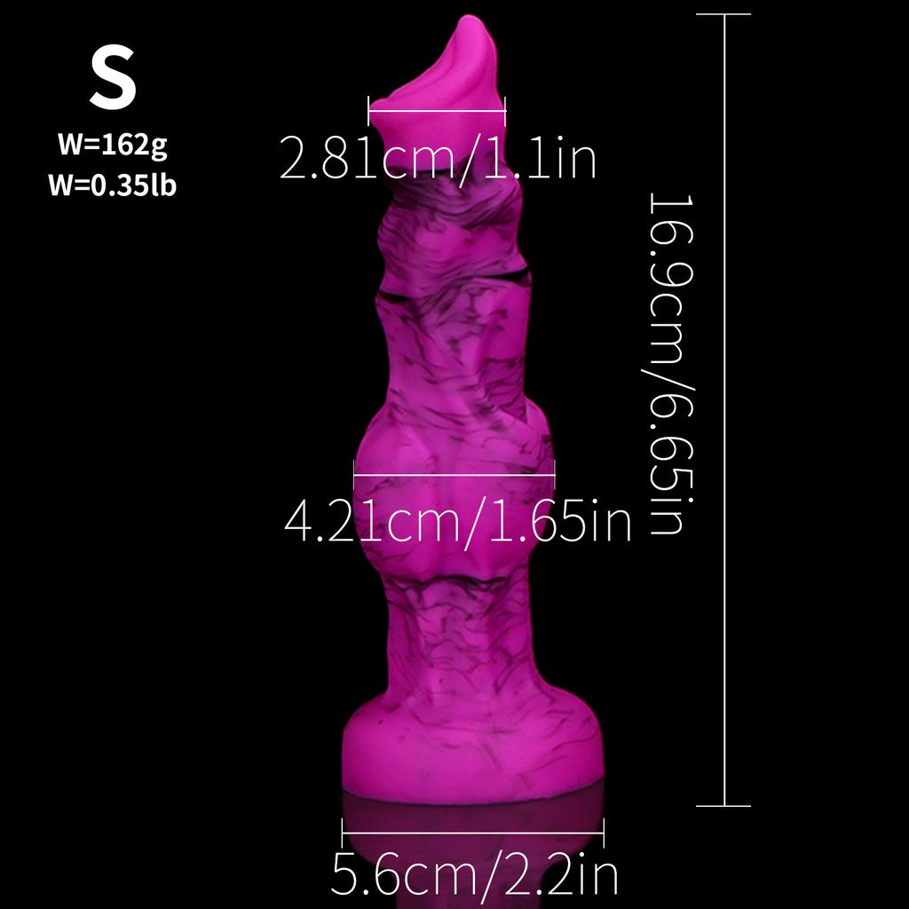 New Texture Wolf Cock Animal Dildos Soft Realistic Thick Dildo Liquid Silicone Adult Sex Toys