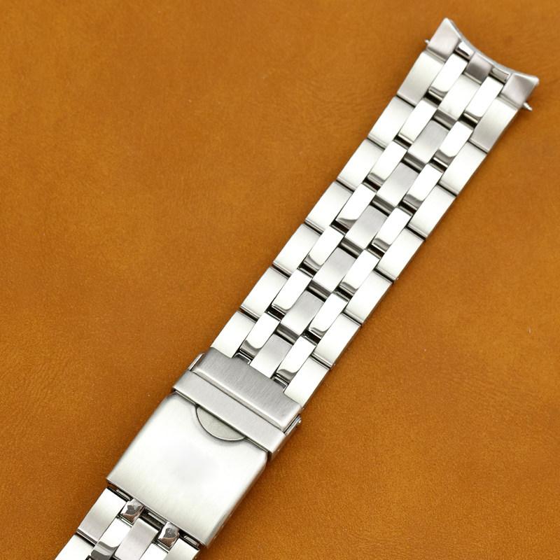 21mm Seastar 1000 Quarz / Automatische Serie T120407A Edelstahl Uhrenarmband Armband Riemen Uhrenteile Herren Für Tissot T120 silber