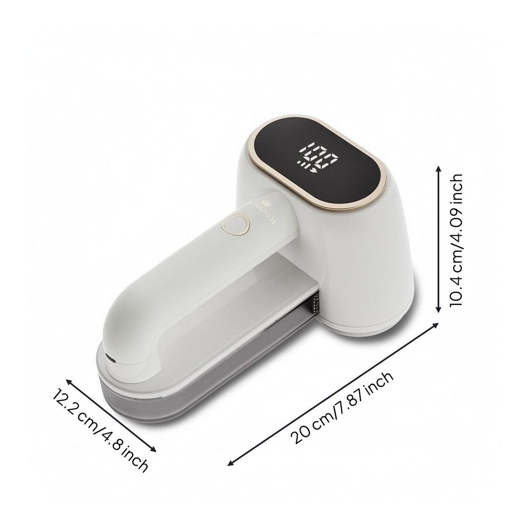 DoubleHead Lint Remover Digital Display USBCharged Fuzz shavorHandheld Electric Textile