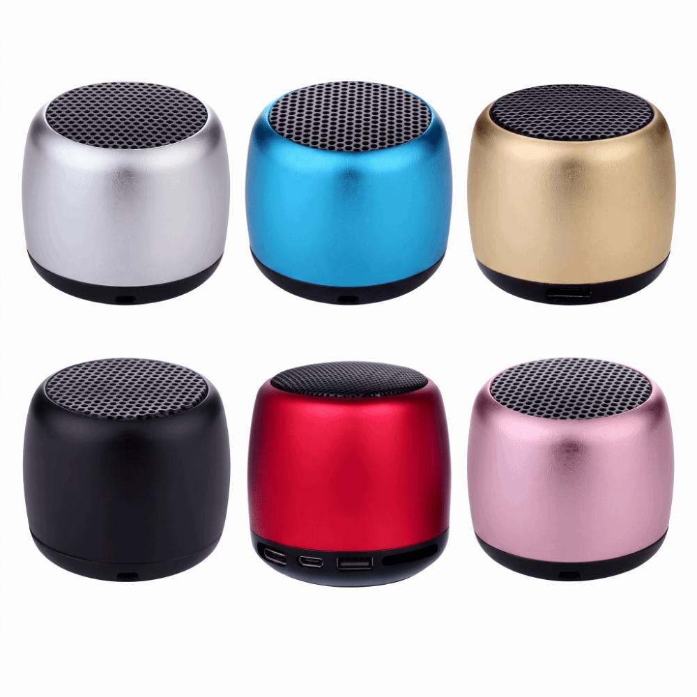 Metal Mini Bluetooth Speaker Stereo Surround Subwoofer Speaker Wireless Speaker  Laptop Use