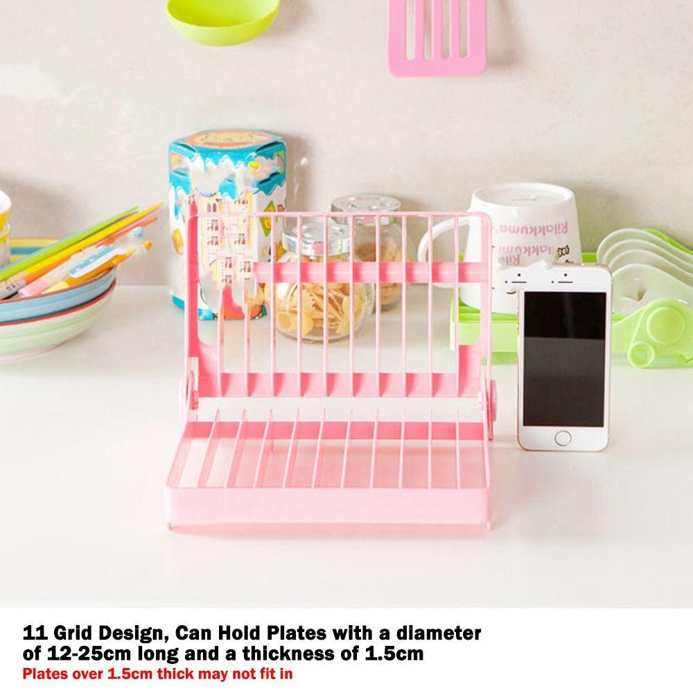Foldable Design Dish Drying Rack Multicolor Storage Holder Kitchen Drainer  Kitchen Organization