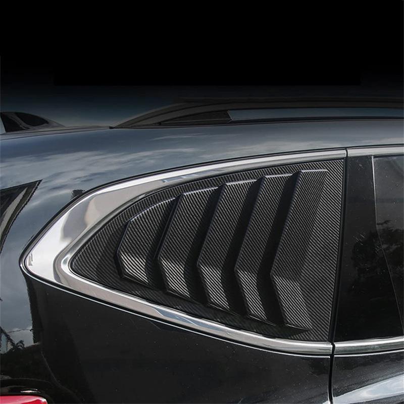 For Honda CR-V CRV 2017 2018 2019-2022 ABS Plastic Rear Window Quarter Louver Cover Side Vent Trim Car Adhesive Accessories