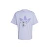 adidas X Disney Crossover Unifarbener Stich Cartoon Muster Druck Lavendel T-Shirt Lila HT3941