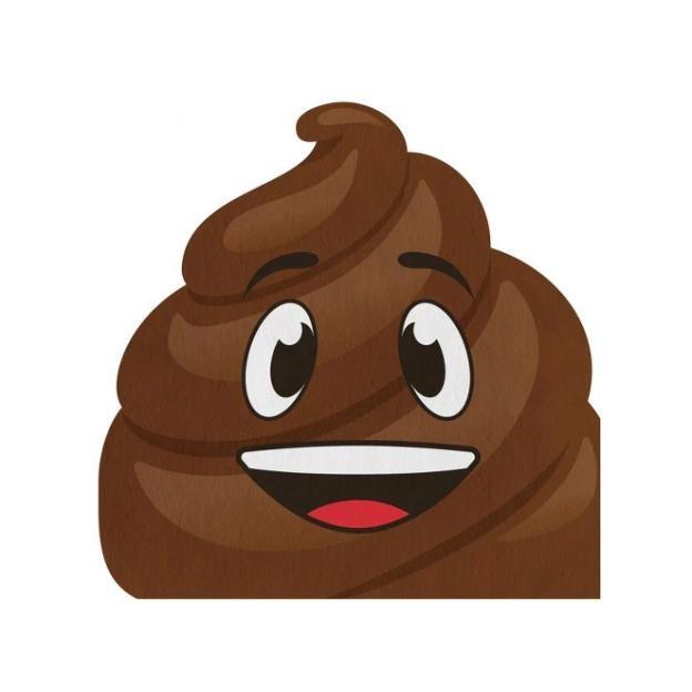 Creative Party Paper Poop Disposable Napkins (Pack of 16)
