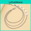 Star Shape Multilayer Belt Chain With Lobster Clasp For Men And Women