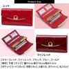 FUPUTWO Women's Large Capacity Enamel Long Wallet with Tri-Fold Card Case (Gold)