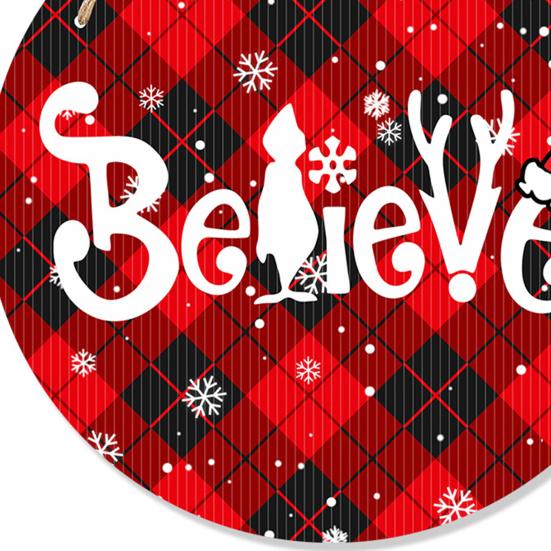 Christmas Paper Door Sign Gnome Tree Elk Pattern Indoor Outdoor Decoration Front Door Wall Hanging Welcome Doorplate Pendant Party Scene Setting Prop