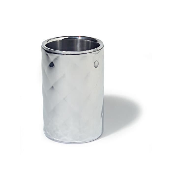 Glacette À Double Paroi - Alessi - MSA11 - Acier Inoxydable 18/10 - Capacité 130 Cl - Ø12.50 Cm