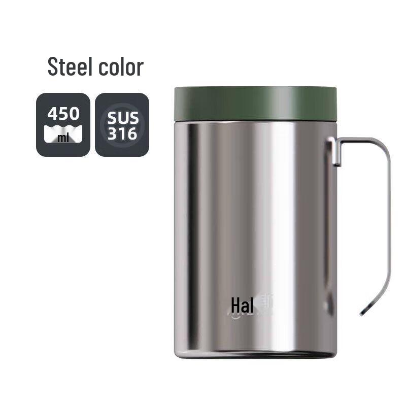 HAERS 316 Stainless Steel Handle Mug