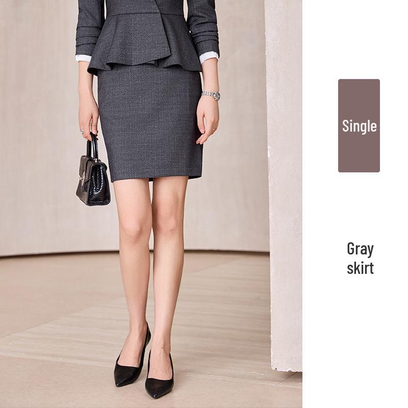 

Elegant Long Sleeve Receptionist and Hotel Manager Work Attire L