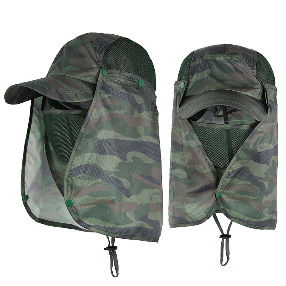 Sunscreen Hat Breathable Quick-drying Sunscreen Hat Fishing Mountaineering UV Protection Hat Full Face Sun Hat Men Women