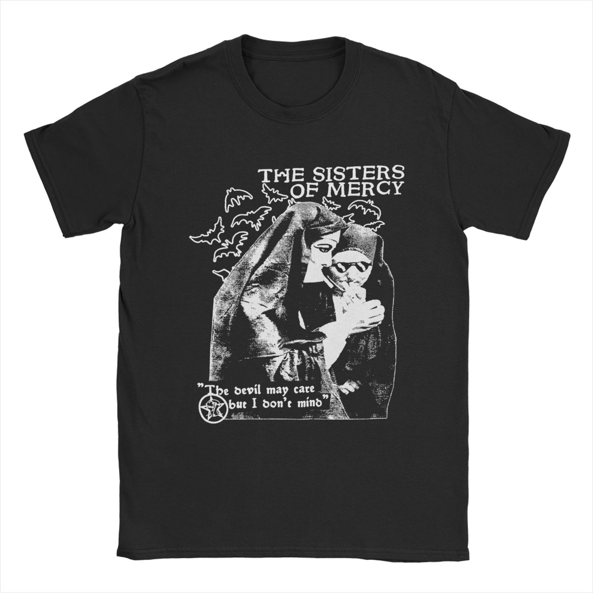 

Men s The Sisters Of Mercy Night T Shirt Pure Cotton Clothes Novelty Short Sleeve O Neck Tee Shirt Plus Size T-Shirt L