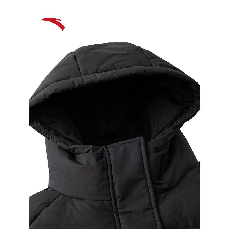 ANTA Women's Hooded Mid-Length Duck Down Puffer Jacket