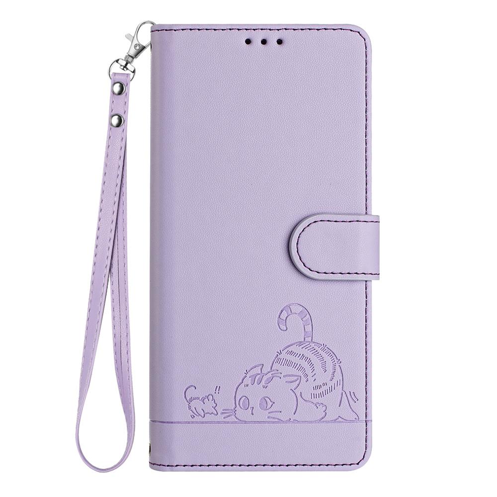Cartoon Cat Phone Case for Oneplus 15 13 13T 13S 13R 12 12R 11 11R 10 9 Pro 10T 10R 9R 8T Cases Leather Wallet Flip Cover Strap