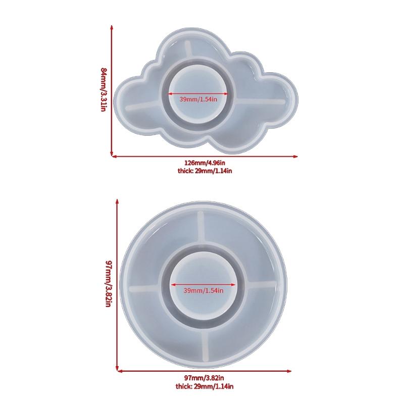 Silicone Resin Molds for Candle Holder Wall Decoration Mould DIY Crafts Unique Epoxy Resin Art Decoration Crafts Mould
