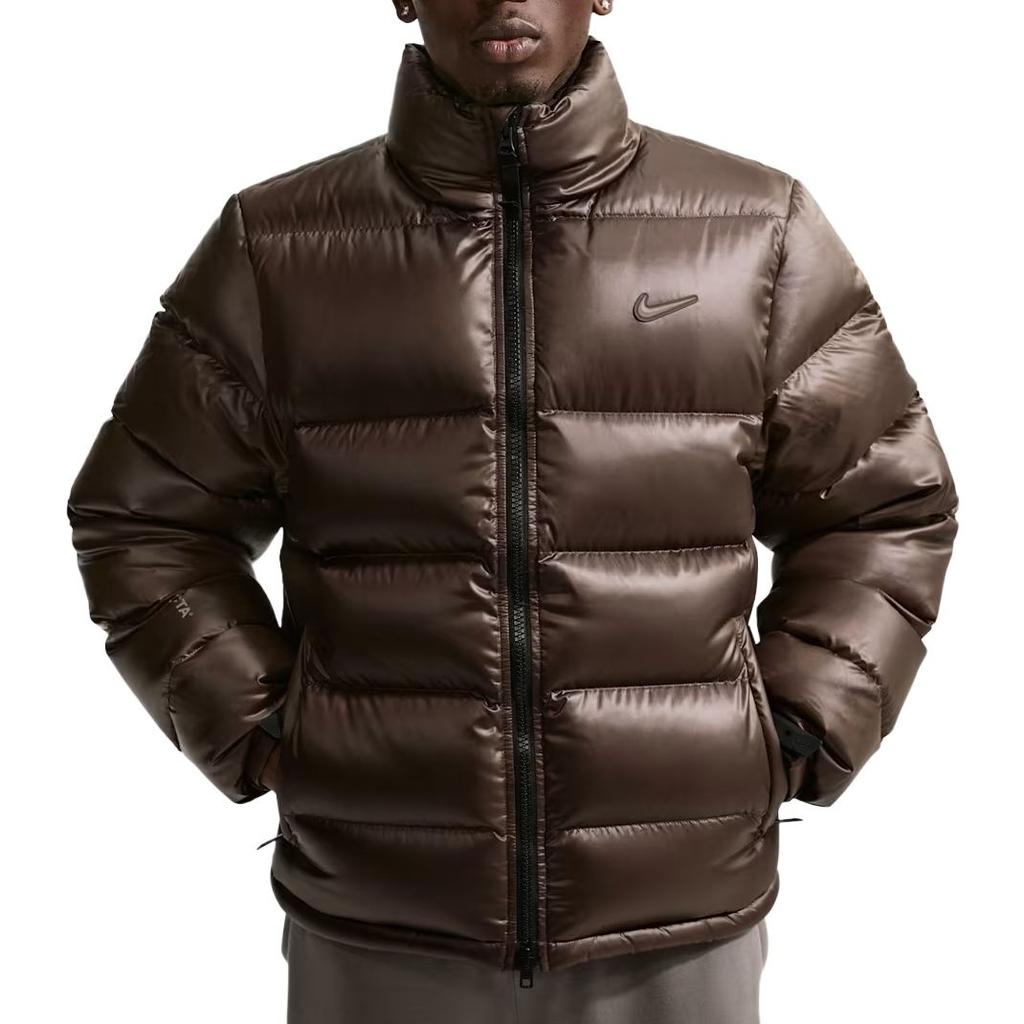Nike X Drake Nocta Sunset Puffer Jacket Asia Sizing 'Baroque Brown Olive Grey' Men's FN8197-237