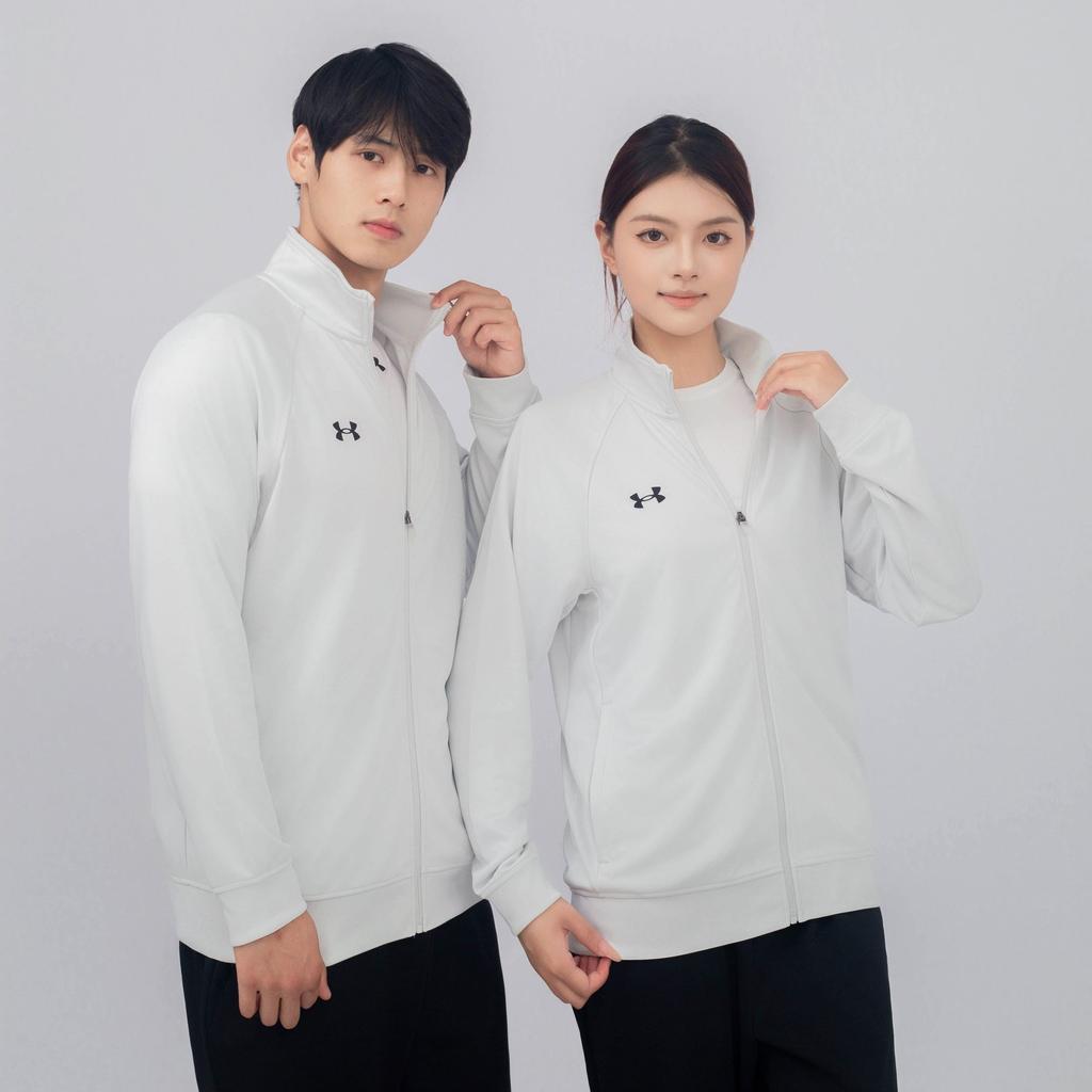 Under Armour Vestes Coupe-vent à Col Montant Homme Blanc 25600404-023