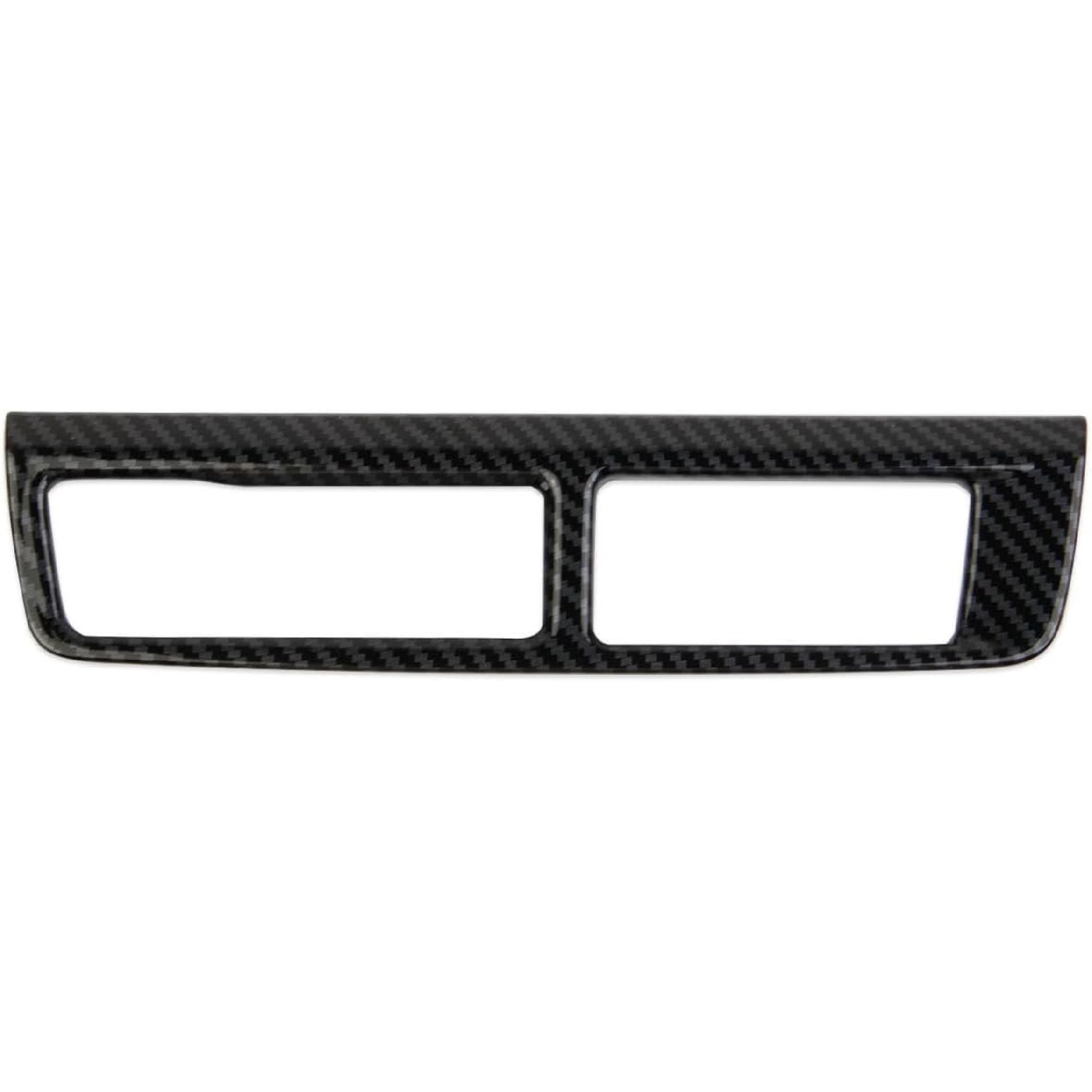 crosselec Carbon Fiber Cigarette Lighter Panel Cover Trim Accessories for 2023-2024 Honda Pilot