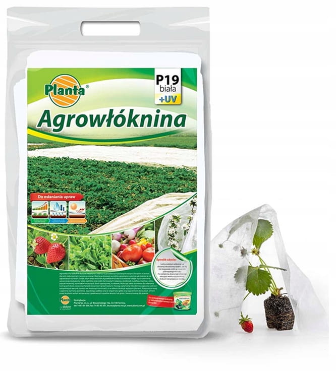Agrowłóknina Wiosenna Biała 19g/m² 2,1x10 M Do Ochrony Warzyw I Kwiatów