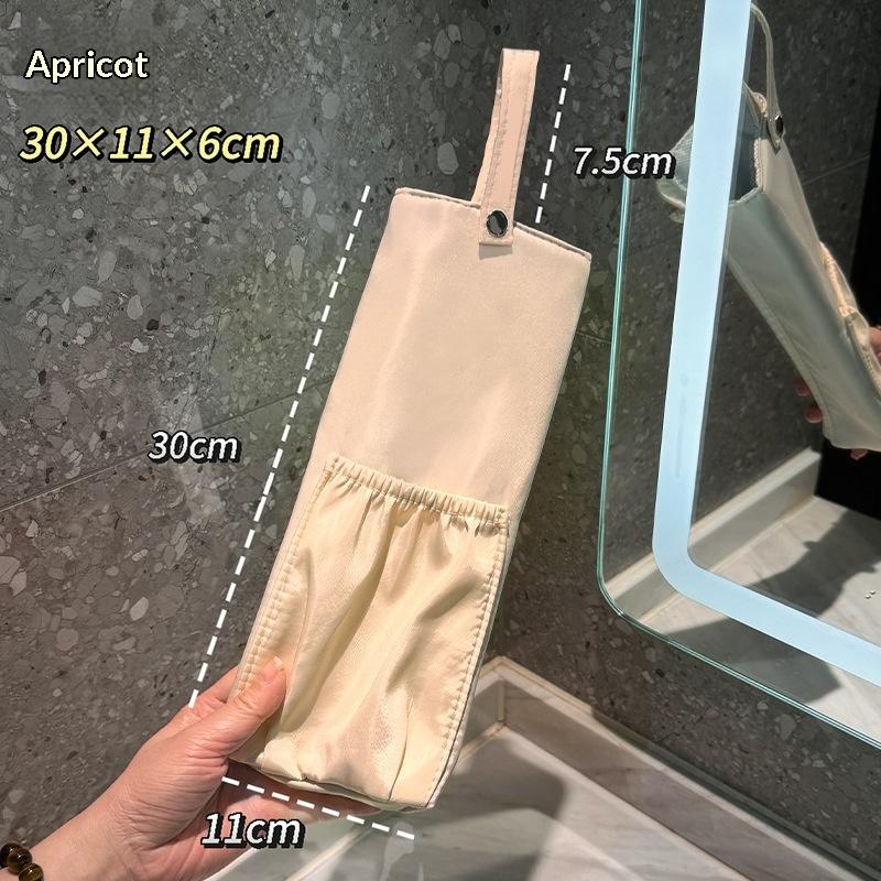Portable Curling Iron Storage Bag Hair Dryer Travel Storage Bag Reusable Zippered Storage Bag Travel Accessories lijiao белый