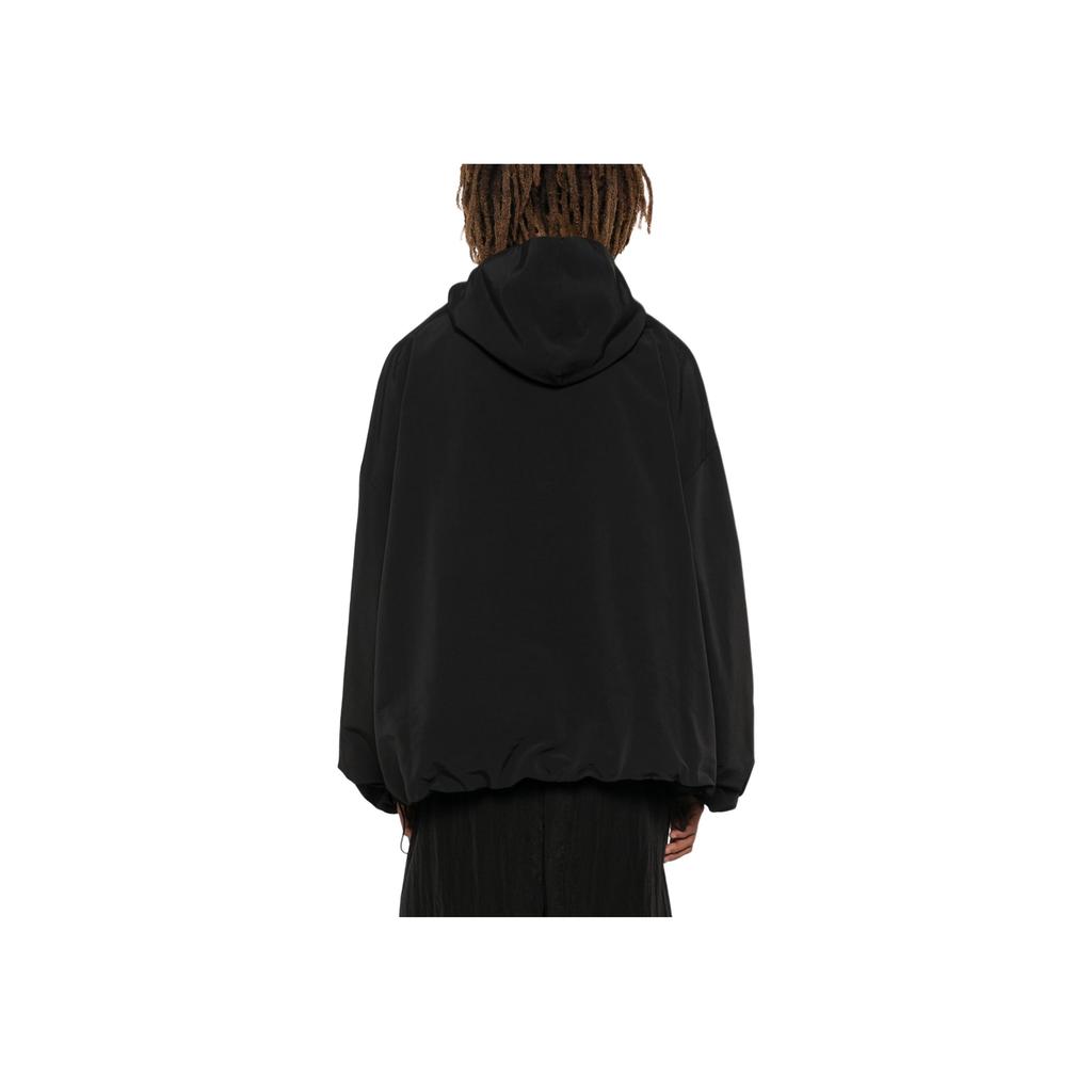 Fear of God Essentials Military Nylon Hooded Anorak Black Men Outerwear 202BT244780F