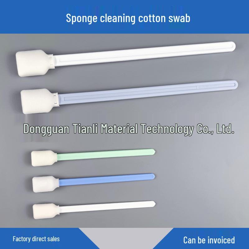 707 Industrial Cotton Swab 128mm for Inkjet Printer Print Head Cleaning 128mm Green Stick