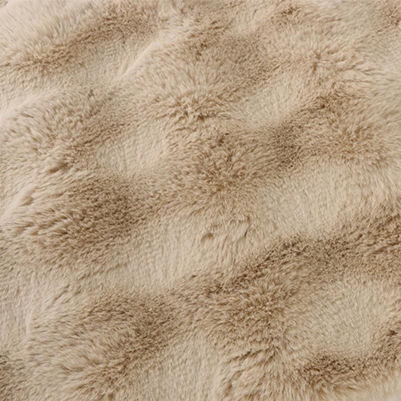 Elegant Bubble Rabbit Hair Throw Blanket - Soft, High-Grade Sofa & Bedroom Cushion