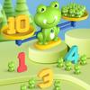 Kids Plastic Frogs Scale Toy For Number Learning Interactive Counting Activity With Colorful Shapes Preschool Education