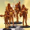 Gold Clock Man Action Figure Hand-made Joint Movable Transforming Clock Man King Toy Decor 17cm Pvc
