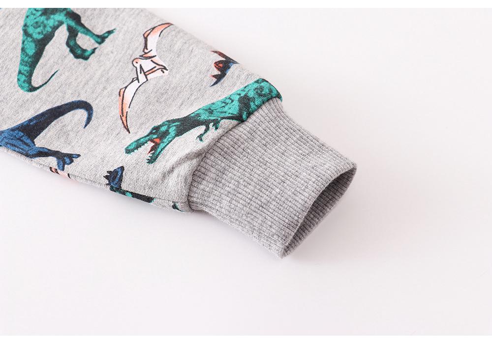 Boys' Cartoon Long Sleeve Knitted Cotton Sweatshirt - New Autumn European & American Style Children's Clothing.